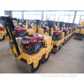 Manual Diesel Engine Usado Asfalto Vibratorio compactador compactador de rodillos FYL-S600CS